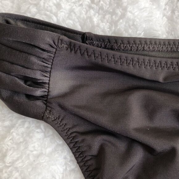 Athleta Shirred Tankini And Bikini Bottom Size S GUC Gray - Picture 9 of 12